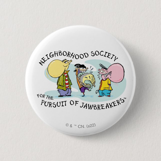 Chapa Redonda De 5 Cm Ed, Edd, n Eddy - Jawbreakers (Anverso)
