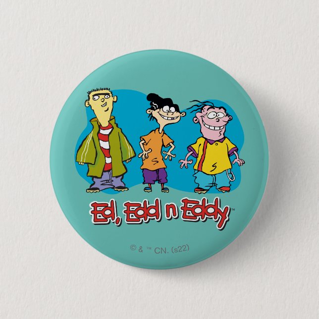 Chapa Redonda De 5 Cm Ed, Edd, n Eddy Smiling (Anverso)