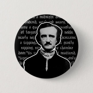 Chapa Redonda De 5 Cm Edgar Allan Poe