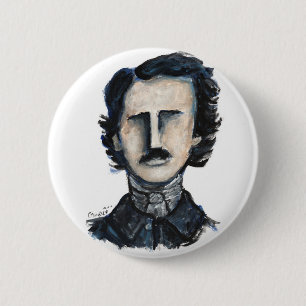 Chapa Redonda De 5 Cm Edgar Allan poe