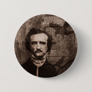 Chapa Redonda De 5 Cm Edgar Allan Poe