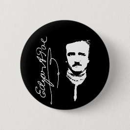 Chapa Redonda De 5 Cm Edgar Allan Poe