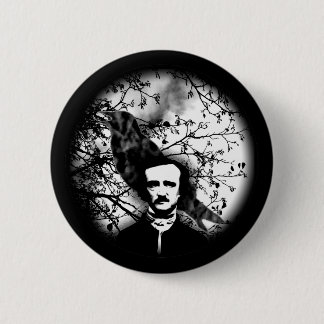 Chapa Redonda De 5 Cm Edgar Allan Poe 'el Raven