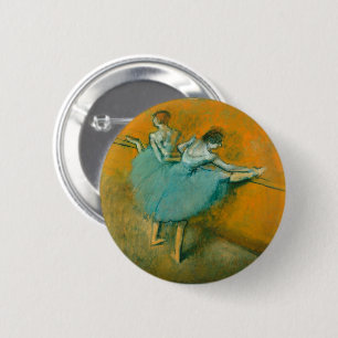 Chapa Redonda De 5 Cm Edgar Degas Dancers at the Bar pintura obra de art