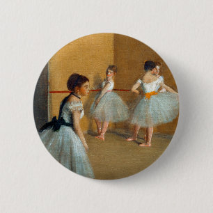 Chapa Redonda De 5 Cm Edgar Degas El Foyer de Baile en la Ópera