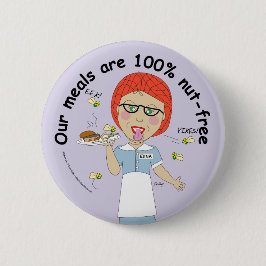 Chapa Redonda De 5 Cm Edna The Lunch Lady Personalizados