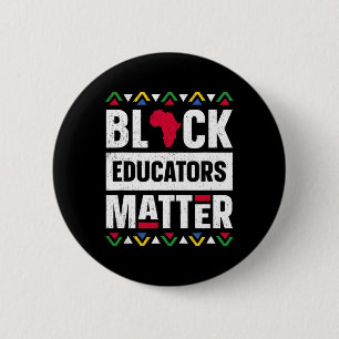 Chapa Redonda De 5 Cm Educadores negros problema mes de la historia Áfri