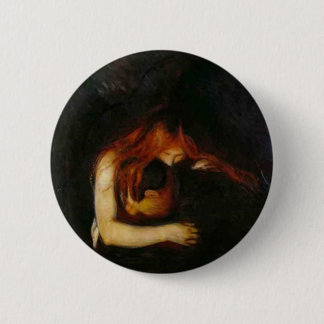 Chapa Redonda De 5 Cm Edvard Munch - vampiro