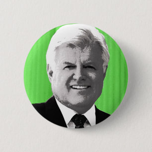 Chapa Redonda De 5 Cm Edward (Ted) Kennedy - en el Pin de Memorium