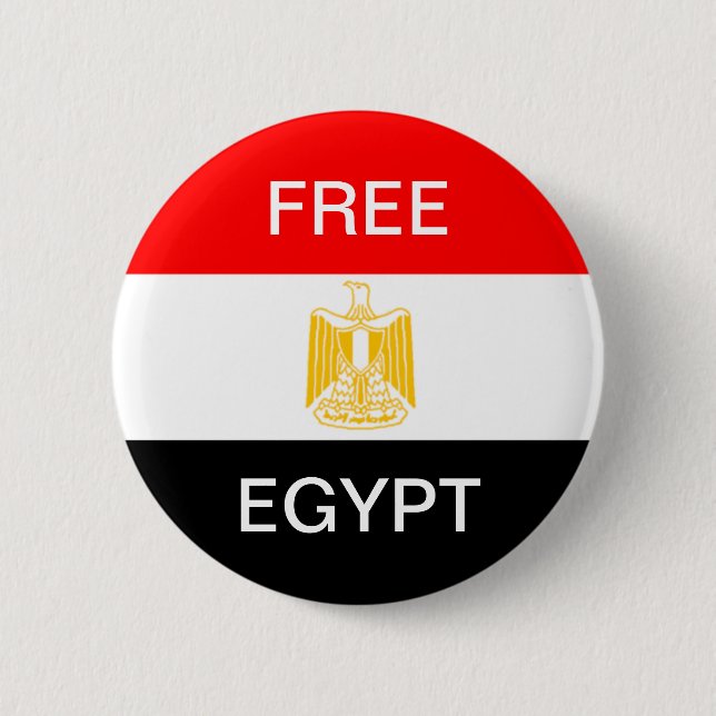 CHAPA REDONDA DE 5 CM EGIPTO LIBRE (Anverso)