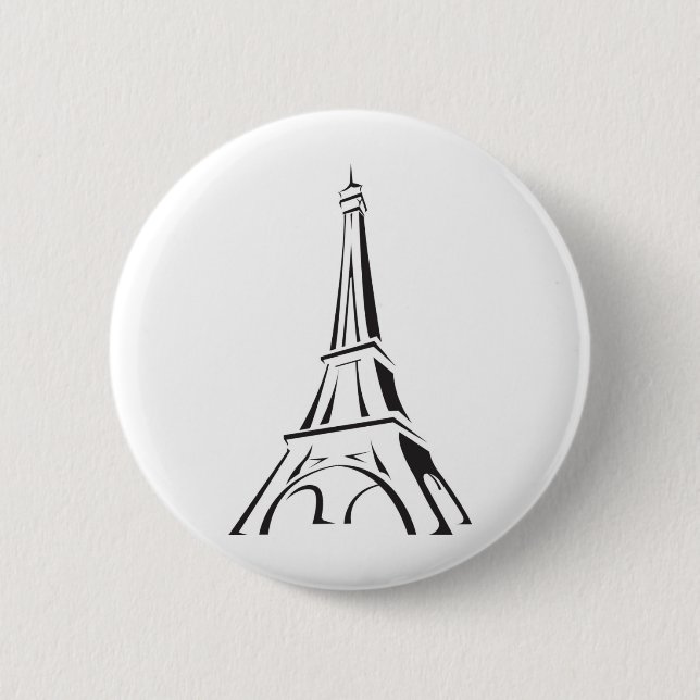 CHAPA REDONDA DE 5 CM EIFFEL TOWER (Anverso)