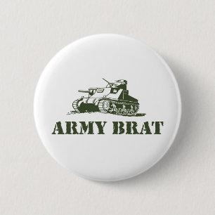 Chapa Redonda De 5 Cm Ejército Brat