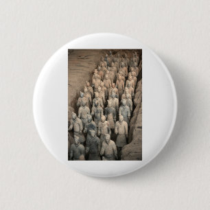 Chapa Redonda De 5 Cm Ejército de Terracota