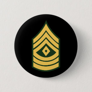 Chapa Redonda De 5 Cm Ejército - Primer Sargento E-8 (1SG)