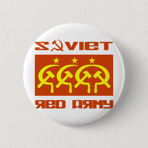 Chapa Redonda De 5 Cm Ejército rojo del soviet CCCP