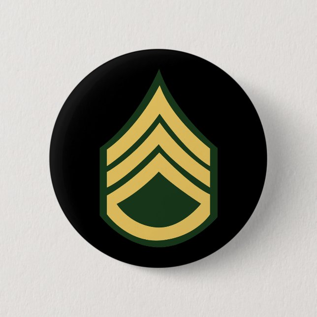 Chapa Redonda De 5 Cm Ejército - Sargento mayor E-6 (SSG) (Anverso)