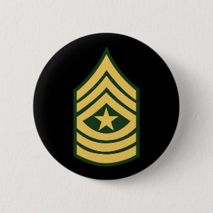 Chapa Redonda De 5 Cm Ejército - Sargento Mayor E-9 (SGM)