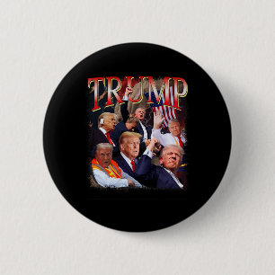 Chapa Redonda De 5 Cm El 4 De Julio De Trump Ama Por Siempre Al Presiden