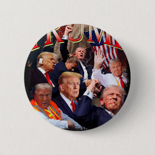 Chapa Redonda De 5 Cm El 4 De Julio De Trump Ama Por Siempre Al Presiden