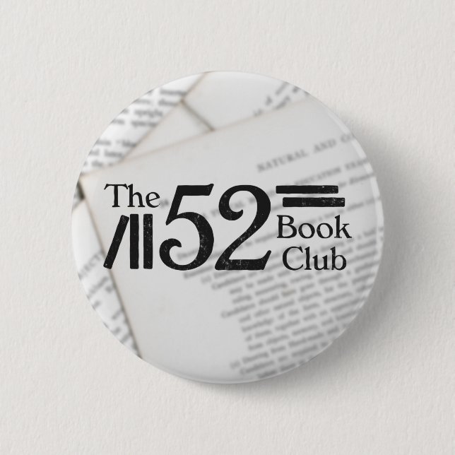 Chapa Redonda De 5 Cm El 52 Book Club (Anverso)
