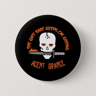 Chapa Redonda De 5 Cm El agente Naranja el regalo OSCURO