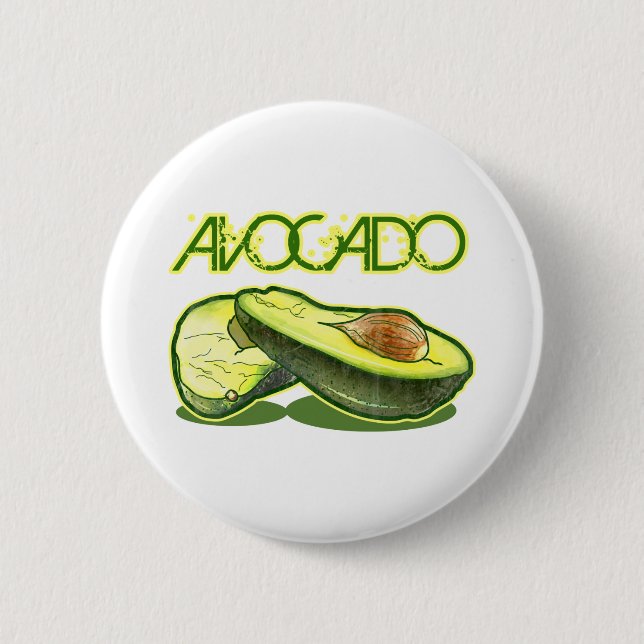 Chapa Redonda De 5 Cm El aguacate (Anverso)