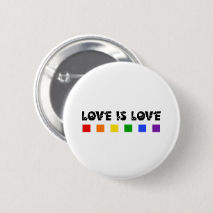 Chapa Redonda De 5 Cm El amor minimalista es el orgullo del amor