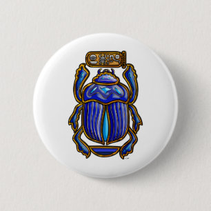 Chapa Redonda De 5 Cm El antiguo Scarab Egipcio
