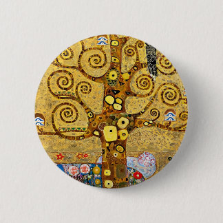 Chapa Redonda De 5 Cm "El árbol de la vida" , Gustav Klimt