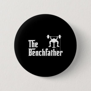 Chapa Redonda De 5 Cm El Benchfather Bodybuilding Gym Bro Funny Bench P