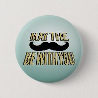 El bigote divertido mayo el stache esté con usted