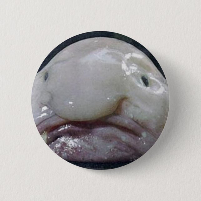 Chapa Redonda De 5 Cm El Blobfish (Anverso)