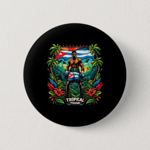 Chapa Redonda De 5 Cm El Boxeo Cubano Tropical Duro