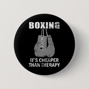 Chapa Redonda De 5 Cm El Boxeo Es Más Barato Que La Terapia Para Los Box