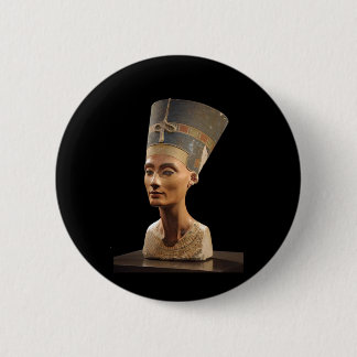 Chapa Redonda De 5 Cm El busto de la reina Nefertiti