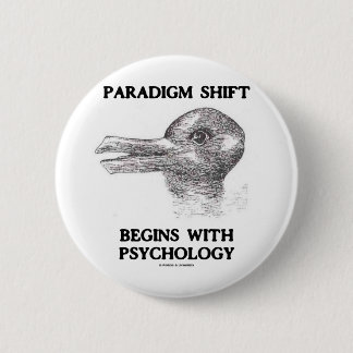 Chapa Redonda De 5 Cm El Cambio Del Paradigma Comienza Con La Psicología