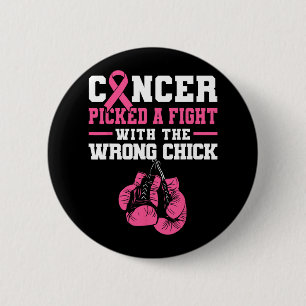 Chapa Redonda De 5 Cm El Cáncer Ganó Una Pelea Con El Boxeo De Chick Equ
