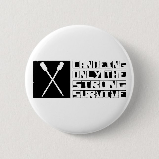 Chapa Redonda De 5 Cm El Canoeing sobrevive (Anverso)