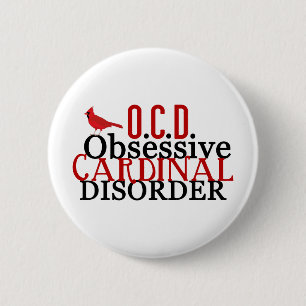 Chapa Redonda De 5 Cm El Cardenal Obssed Funny