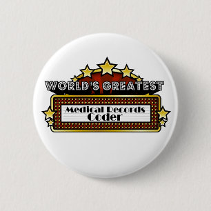 Chapa Redonda De 5 Cm El codificador más grande de los informes médico
