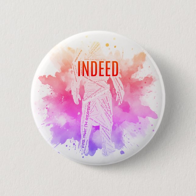 Chapa Redonda De 5 Cm El comandante brillante Pin (Anverso)