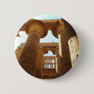 Chapa Redonda De 5 Cm El complejo del templo de Karnak en Thebes, Egipto