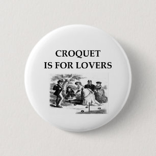 Chapa Redonda De 5 Cm El CROQUET está para los amantes