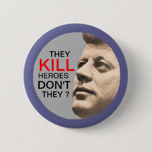 Chapa Redonda De 5 Cm El culto de JFK