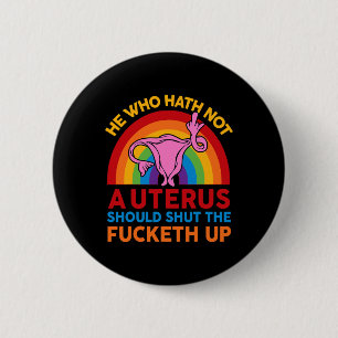 Chapa Redonda De 5 Cm El Dedo Medio De La Camisa Que No Tiene Uterus Deb
