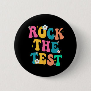 Chapa Redonda De 5 Cm El Día De Pruebas De Prueba 2023 Para La Escuela D