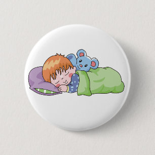 Chapa Redonda De 5 Cm El dormir del muchacho