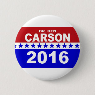 Chapa Redonda De 5 Cm El Dr. Ben Carson 2016