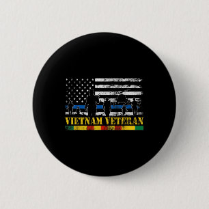 Chapa Redonda De 5 Cm El ejército de Estados Unidos, Vietnam, veterano s