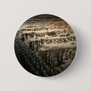 Chapa Redonda De 5 Cm El ejército de la terracota